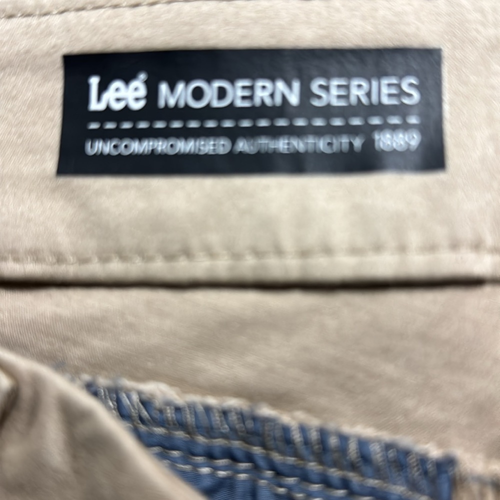 Women Khaki Curvy Fit Pants Size 14 Tall - Picture 3 of 5